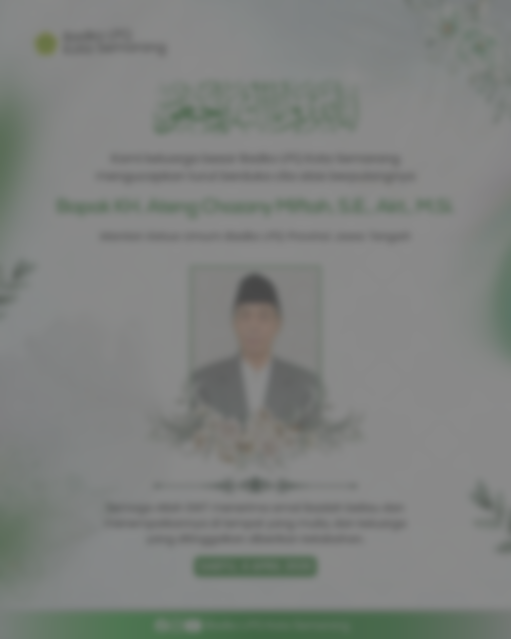 Berita Duka Bp Ateng HUT RI 80